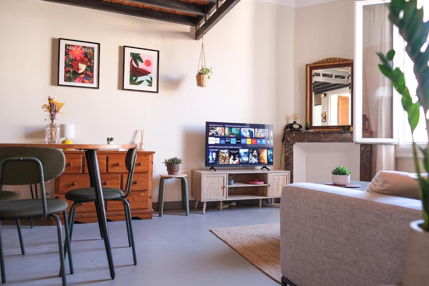 Cosy T3 Style Loft Proche Gare St Roch Daire Montpellier Dış mekan fotoğraf